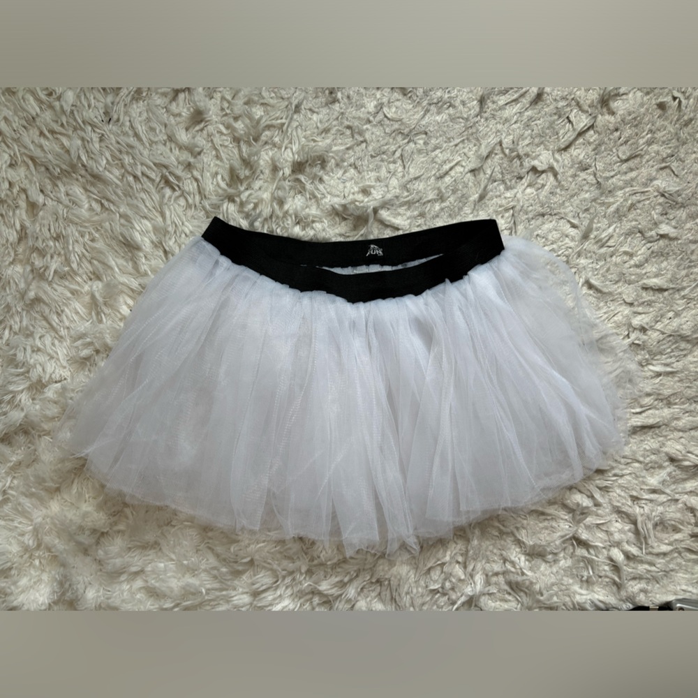 White ballerina style athletic cosplay skirt